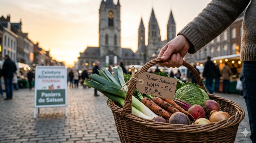 Paniers solidaires Ceinture Alimentaire Wallonie Picarde